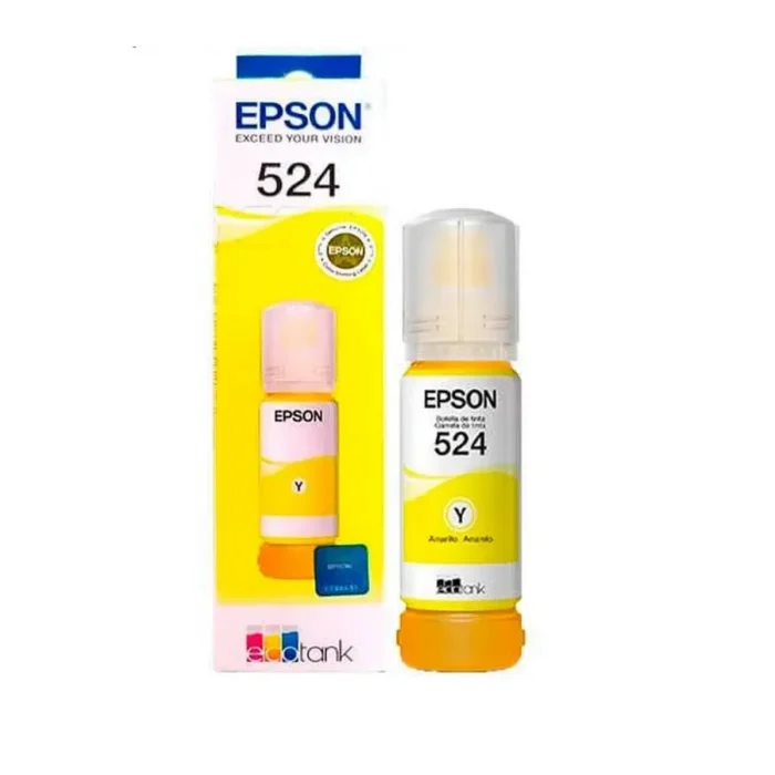 TINTA EPSON ORIGINAL AMARELO T524 70ML