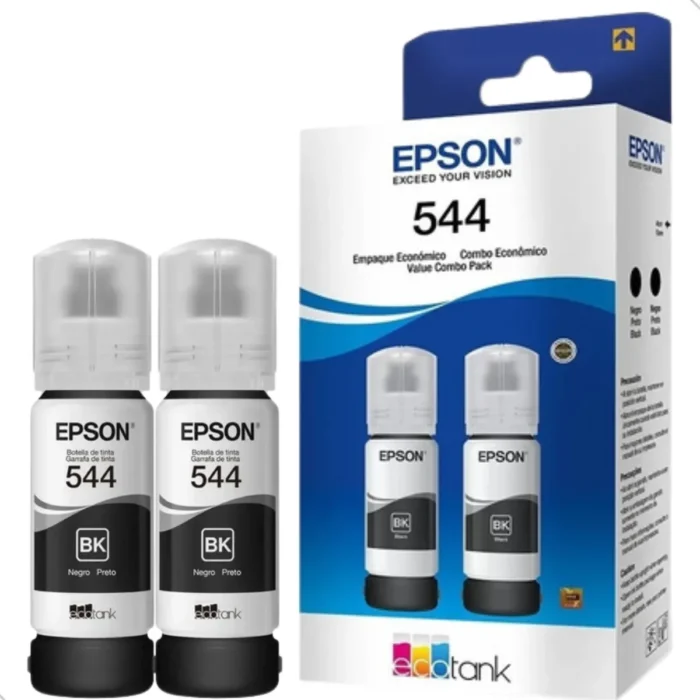KIT 2 TINTAS T544120 PRETO ORIGINAL EPSON